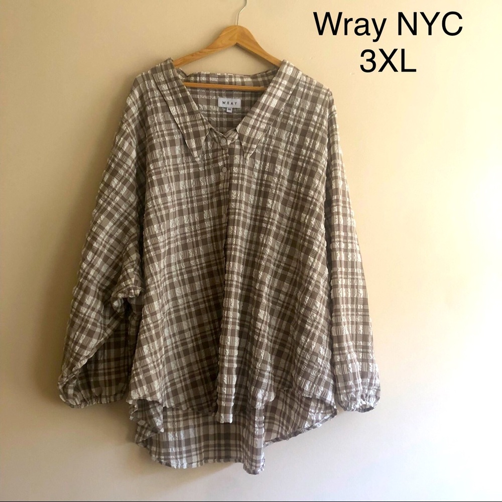 Wray NYC Nic Shirt in “tortilla chip”
